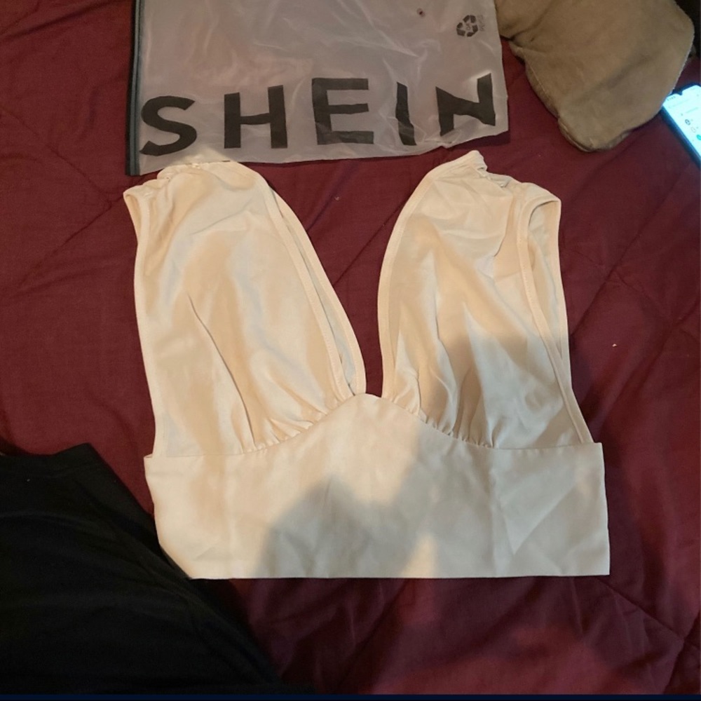 Nude Crop Top